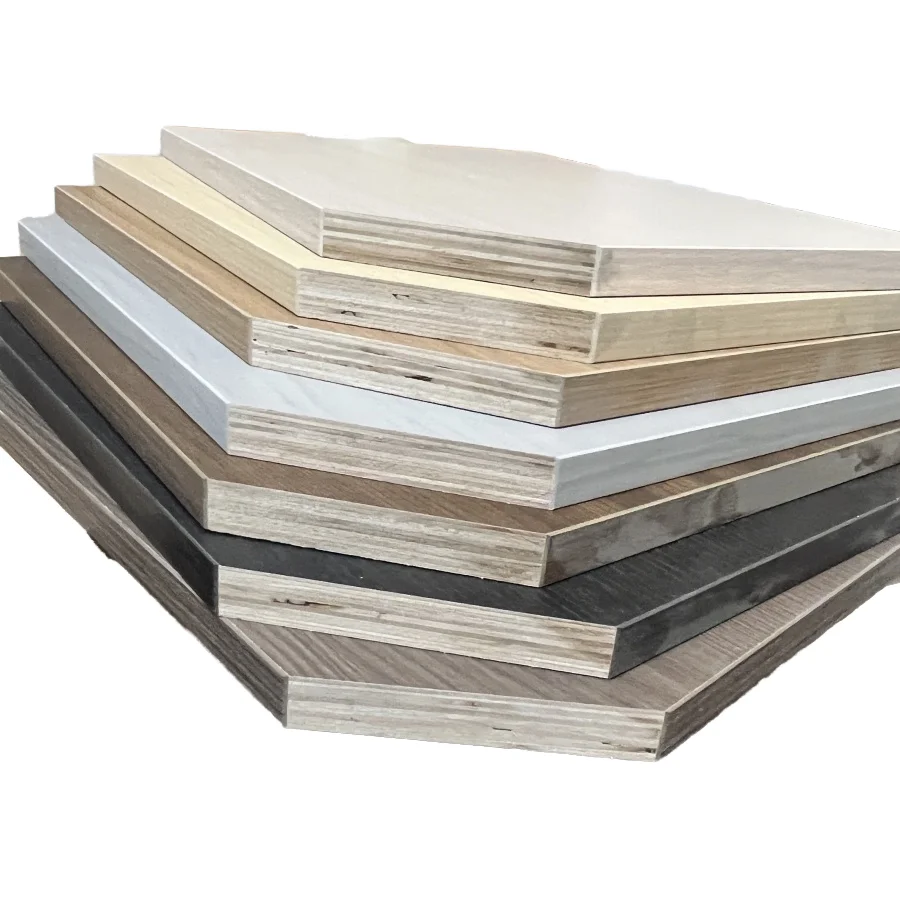 BSD-304 MA Modern Design Black Wood Grain Melamine MDF Board Moisture-Proof for Furniture Use