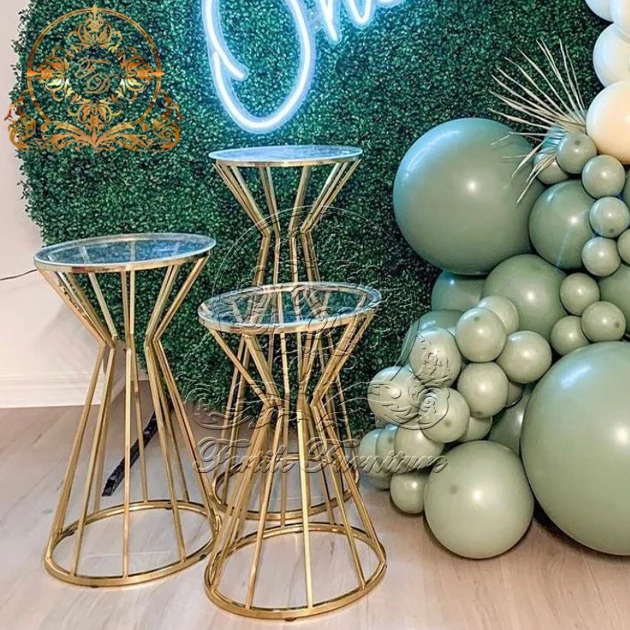 Wholesale Price Different Size Wedding Decorate Flower Plinth Cake Stands