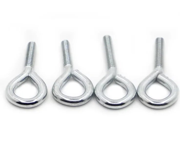 stainless steel Sheep Eye Screw Closed Hook With Ring Screw Lifting Ring Sheep Horn Eye Bolt