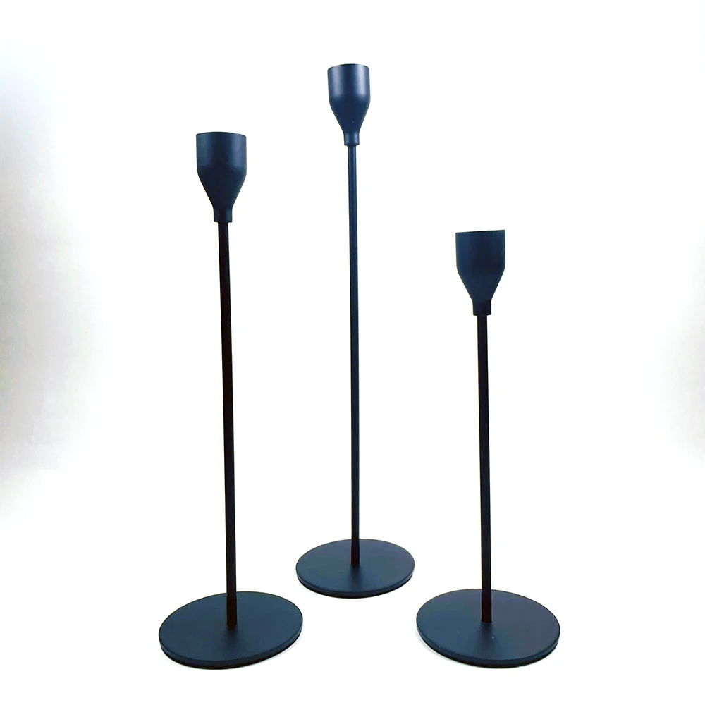 Modern Wedding Decorative Candlesticks Stand Metal Luxury Candle holder for Home Decor
