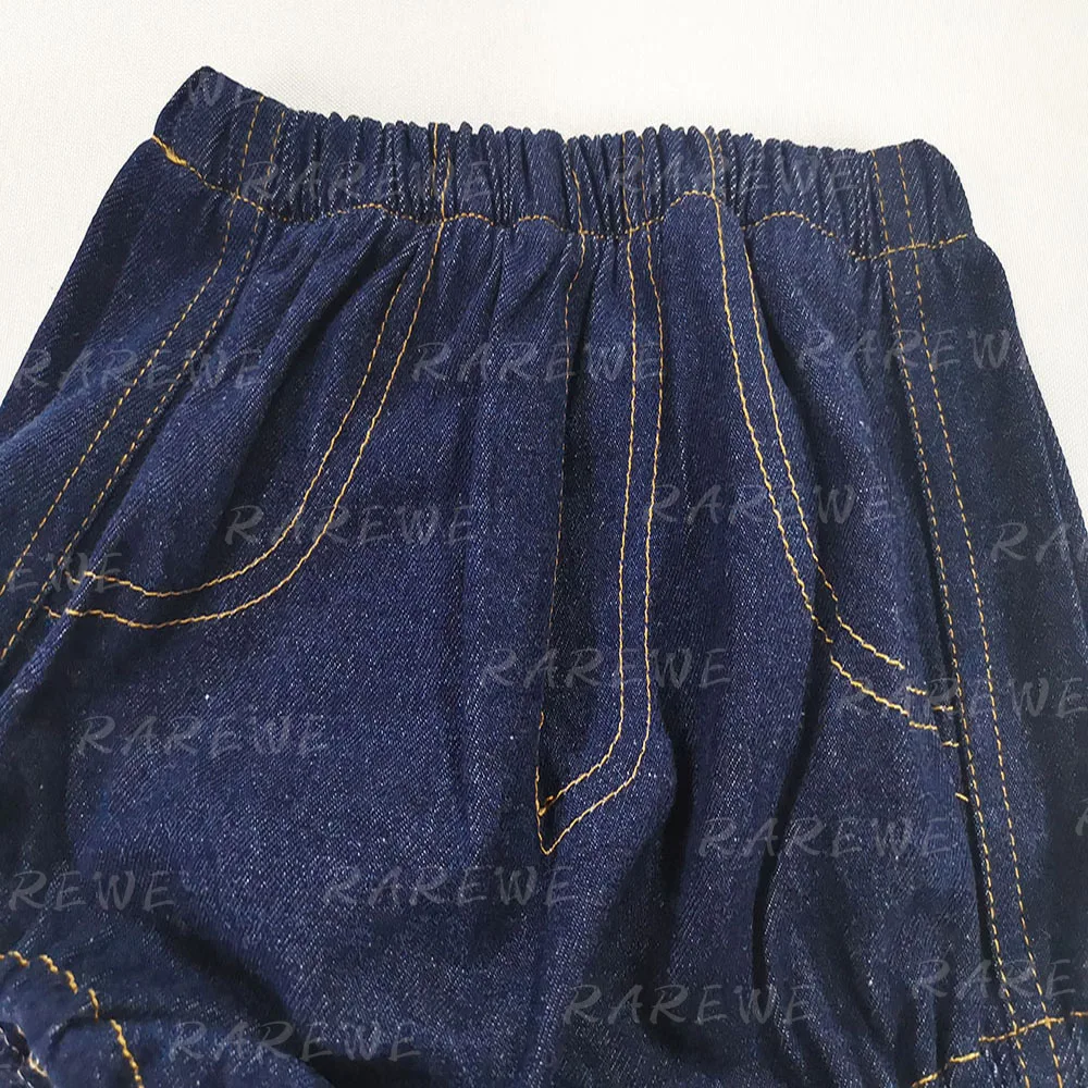 
New Fashion Unisex Bummies Denim Diaper Cover Baby Boy Denim Shorts 