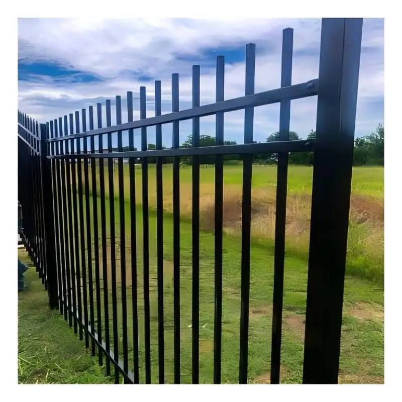OEM Factory Wear Resistant Metal Picket Fence metal zinc steel fencing panels easily assembled