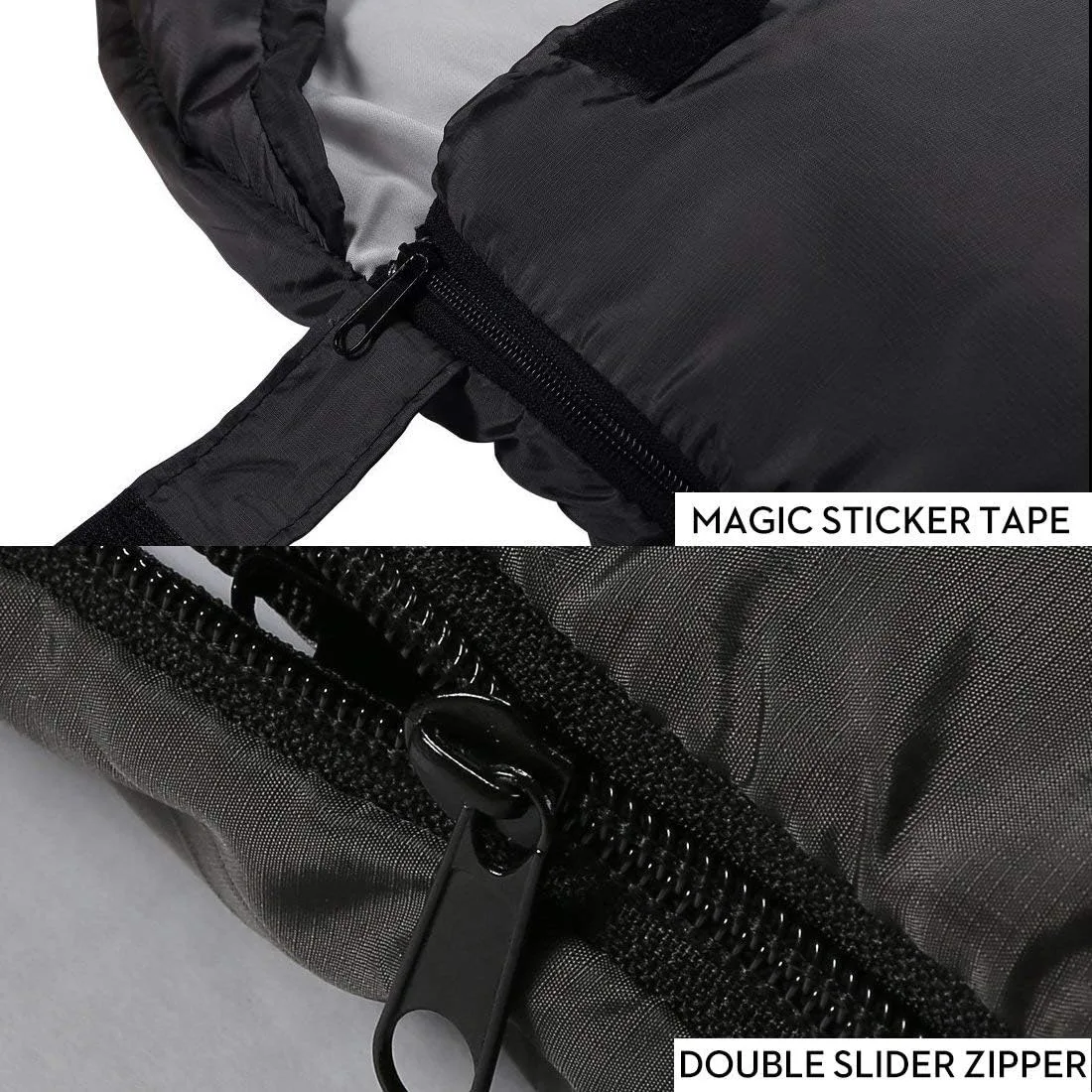 Cotton Down Super Light Sleeping Bag Attachment Adult Portable Human Shape Camping Sleeping Bag
