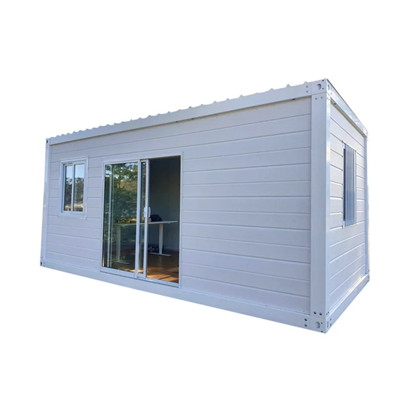 20 футов плоская упаковка металлическая конструкция готовый портативный складной крошечный сборный модульный