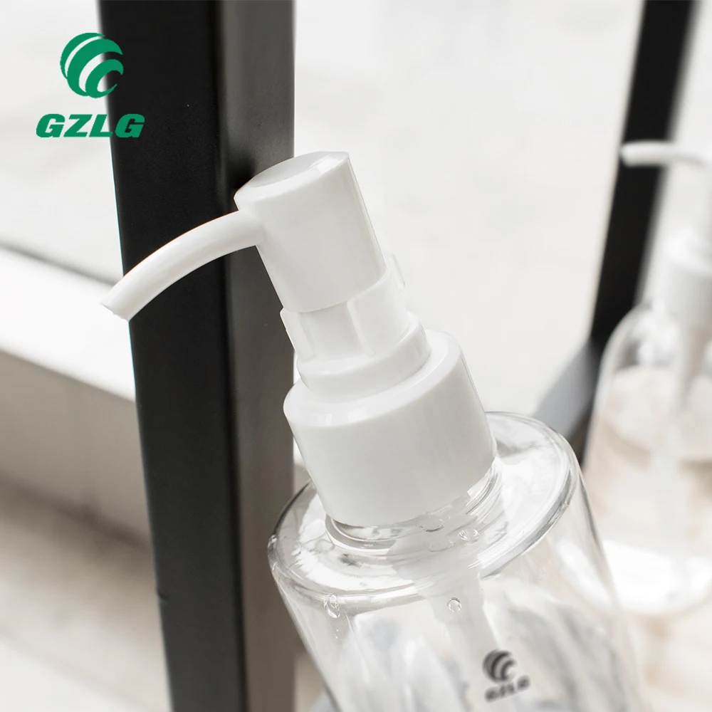 Wholesale luxury Pet Plastic Round Eco Friendly reusable Airless Oil Pump Cleanser Shampoo Lotion Bottle With dispenser