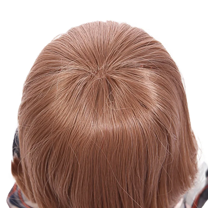 Wholesale price 22cm quality BJD heat resistant fiber doll wig customized high-quality handmade doll hair