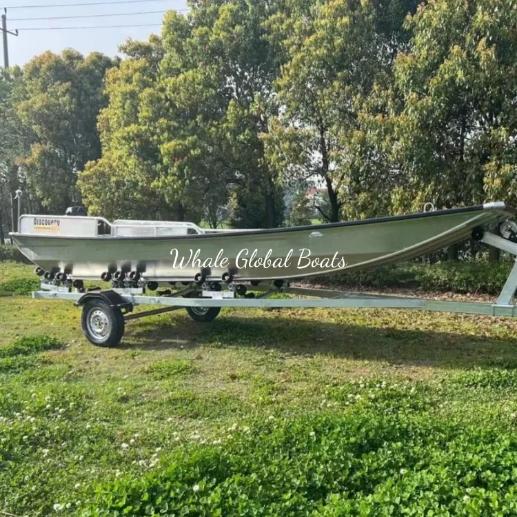 7.1m Long Plat Boat Rear Operated Transport Craft River Boat