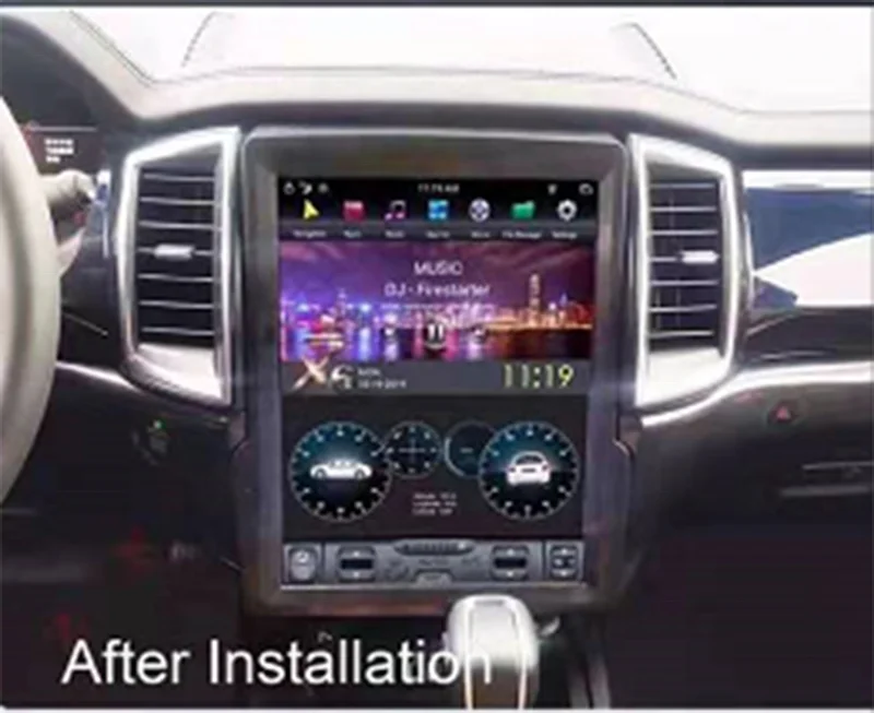  13 'PX6 Tesla экран Android для Ford Ranger 2016 - 2020 Автомобильный мультимедийный плеер стерео радио GPS Navi головное устройство