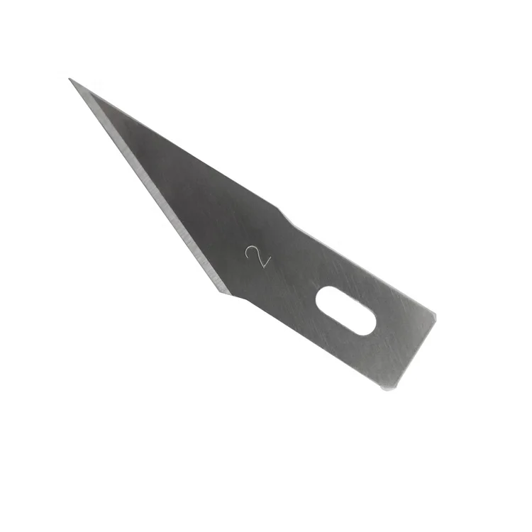 Free Sample #2 Alloy Steel Carving Blade Heavy Duty Craft Knife Replacement Hobby Blades
