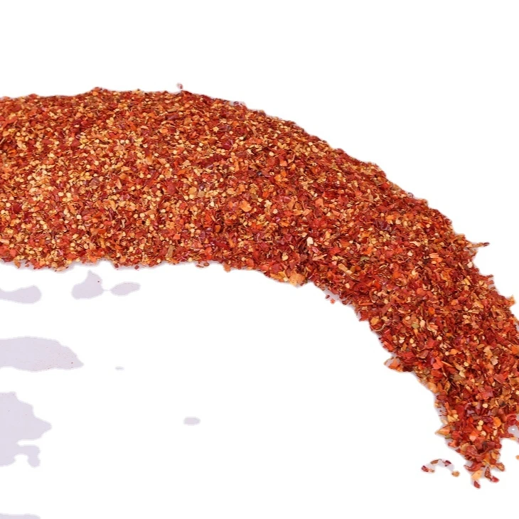 Chinese hot spices seasoning raw material dehydrated crushed chili meat curing for cooking roasting frying baking and boiling