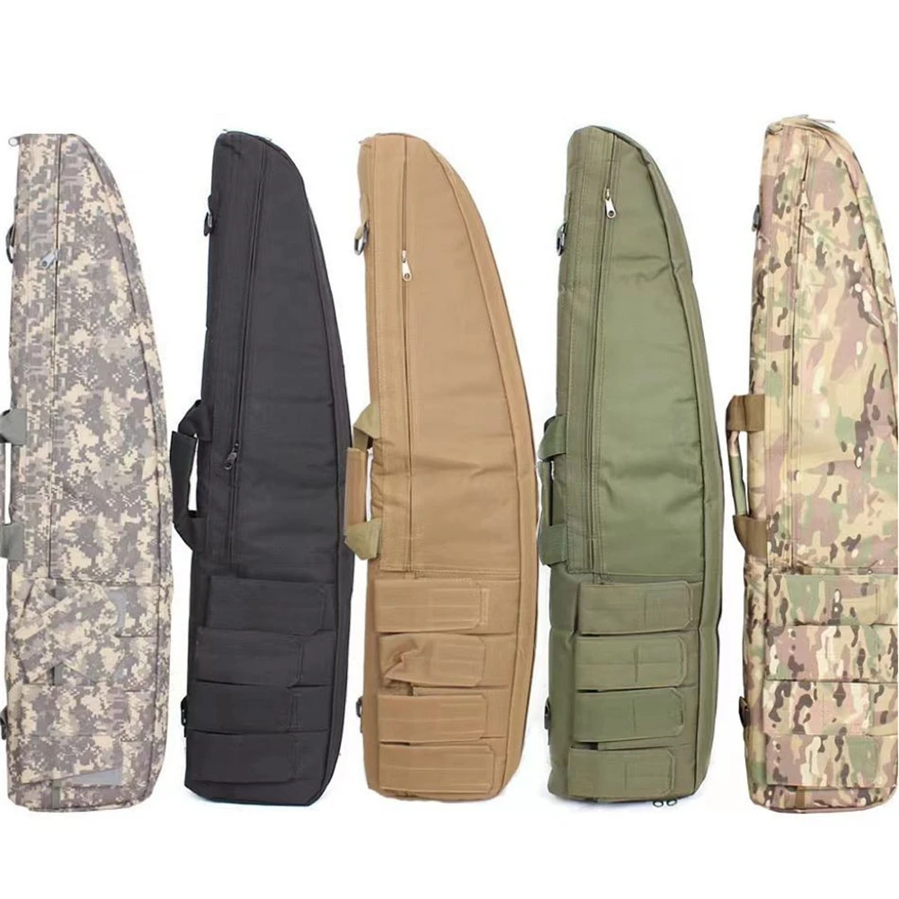 75/100/120 CM Tactical Waterproof long Range Bag Single Shoulder Gun Bag Outdoor Hunting Fishing Bag Camouflage Gun Case Carrier