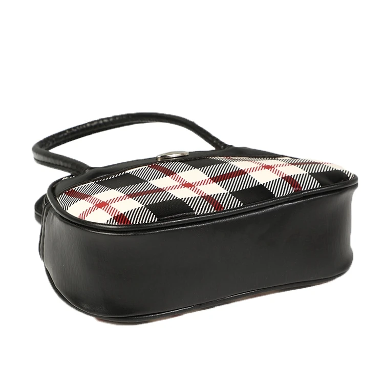 High Quality Plain Pattern Handbag Women Pu Leather Handbags Change Mother Zipper Bag