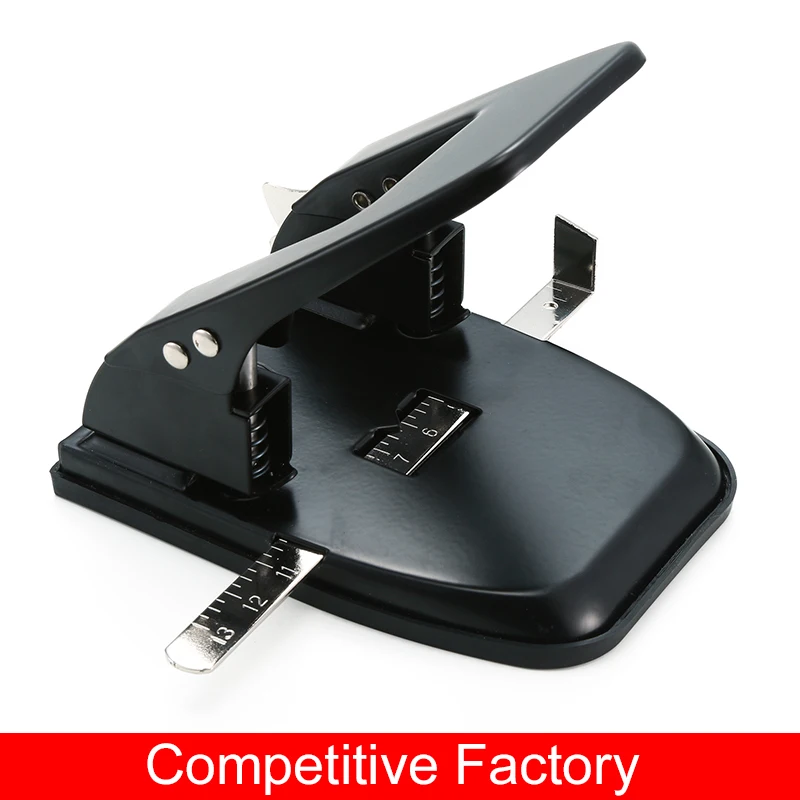 Профессиональный Производитель металлический перфоратор производящий 2 отверстия бумажный пунш ручной Дырокол