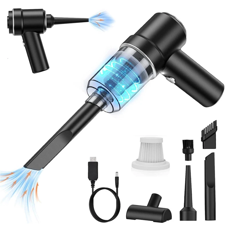 Newest Mini Handheld blow suck vacuum 3 in 1 Powerful Wireless Vacuum Cleaner Portable Car Cleaner Aspirateur Pour Voiture