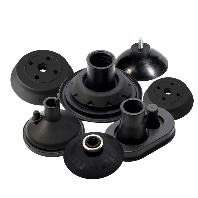 Industrial Fireproof Silicon Vacuum Suction Cup With Hook Custom Rubber Suction Cup Cupula