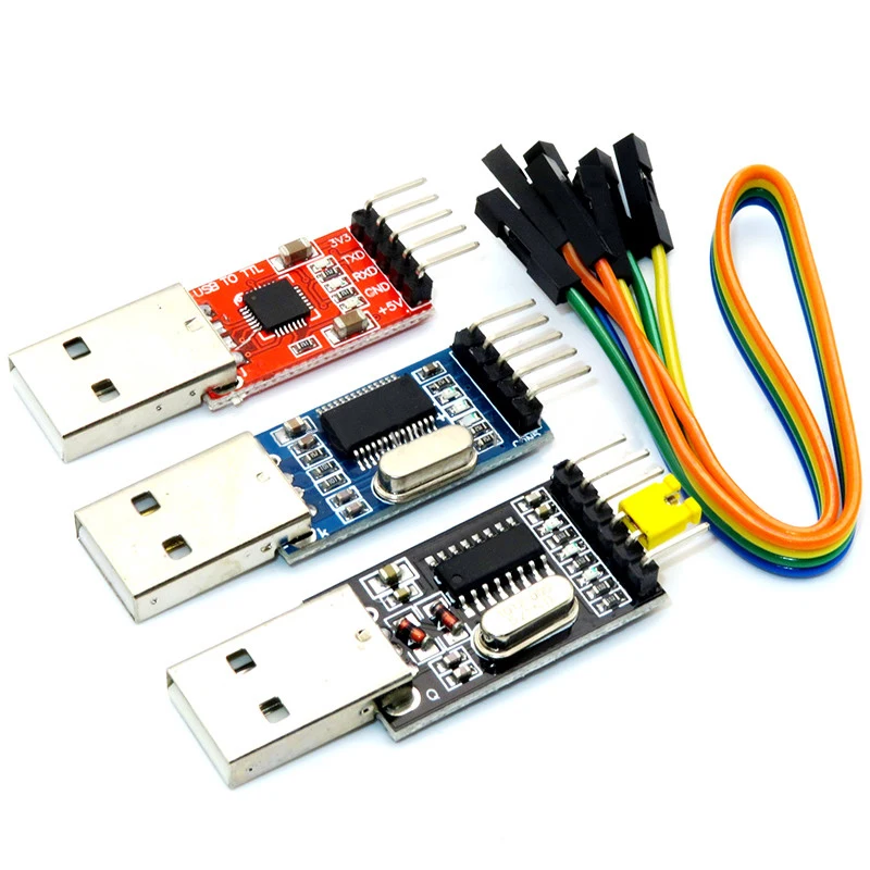 3 шт./партия = 1 шт. PL2303HX + 1 шт. CP2102 + 1 шт. CH340G USB TO TTL PL2303 CP2102 5PIN USB to UART TTL модуль