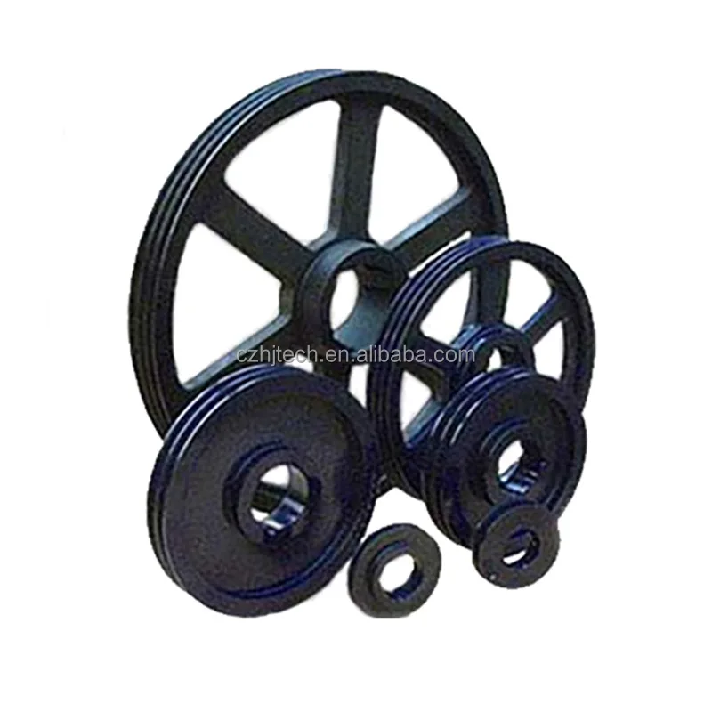 Custom Pulleys Standard Size SPA SPB SPZ SPC Sheave Wheel Cast Iron Conveyor Motor v Belt Pulley
