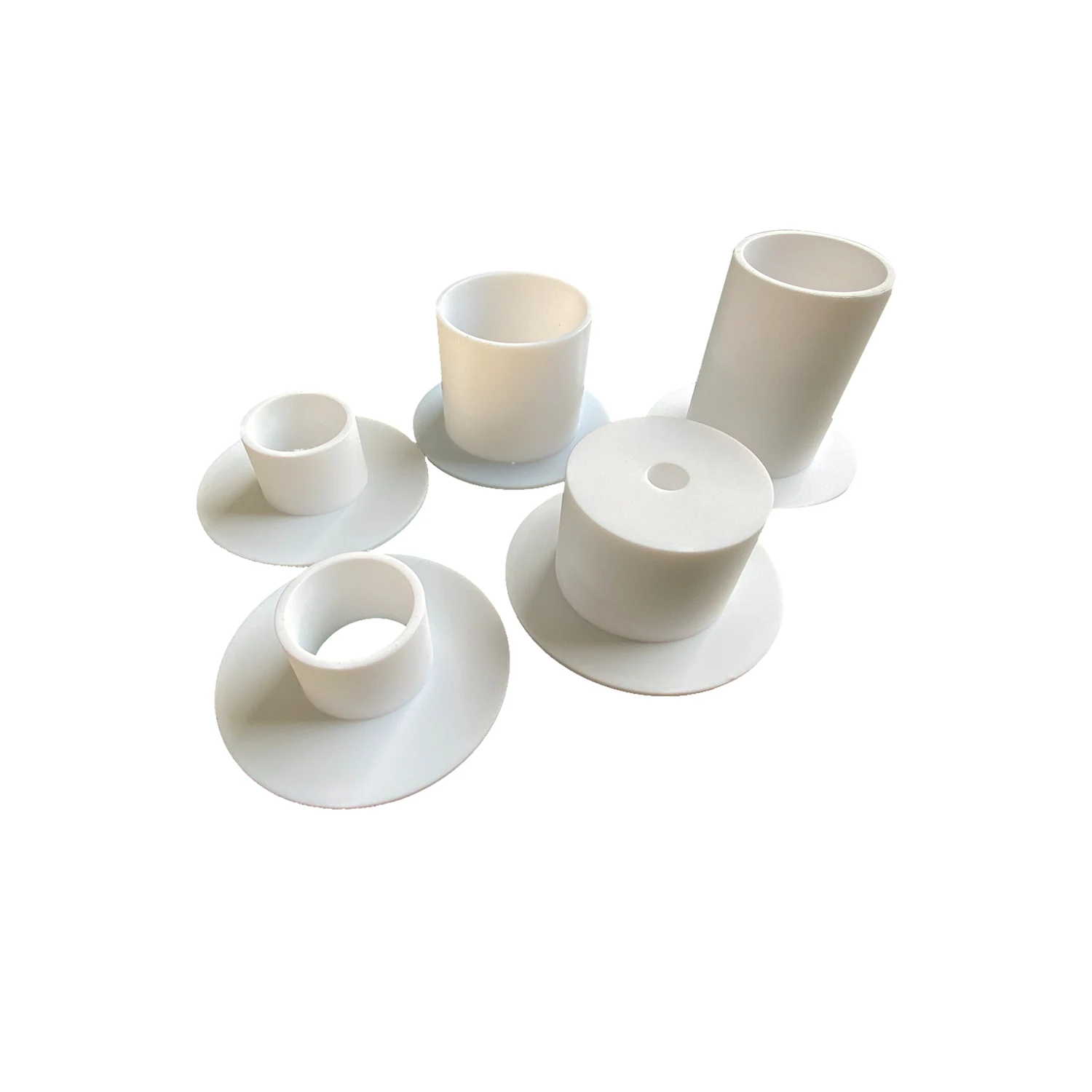Factory Price White PTFE Plastic Sleeve Pipe Engineering Plastic Sleeve Bushings for Sale