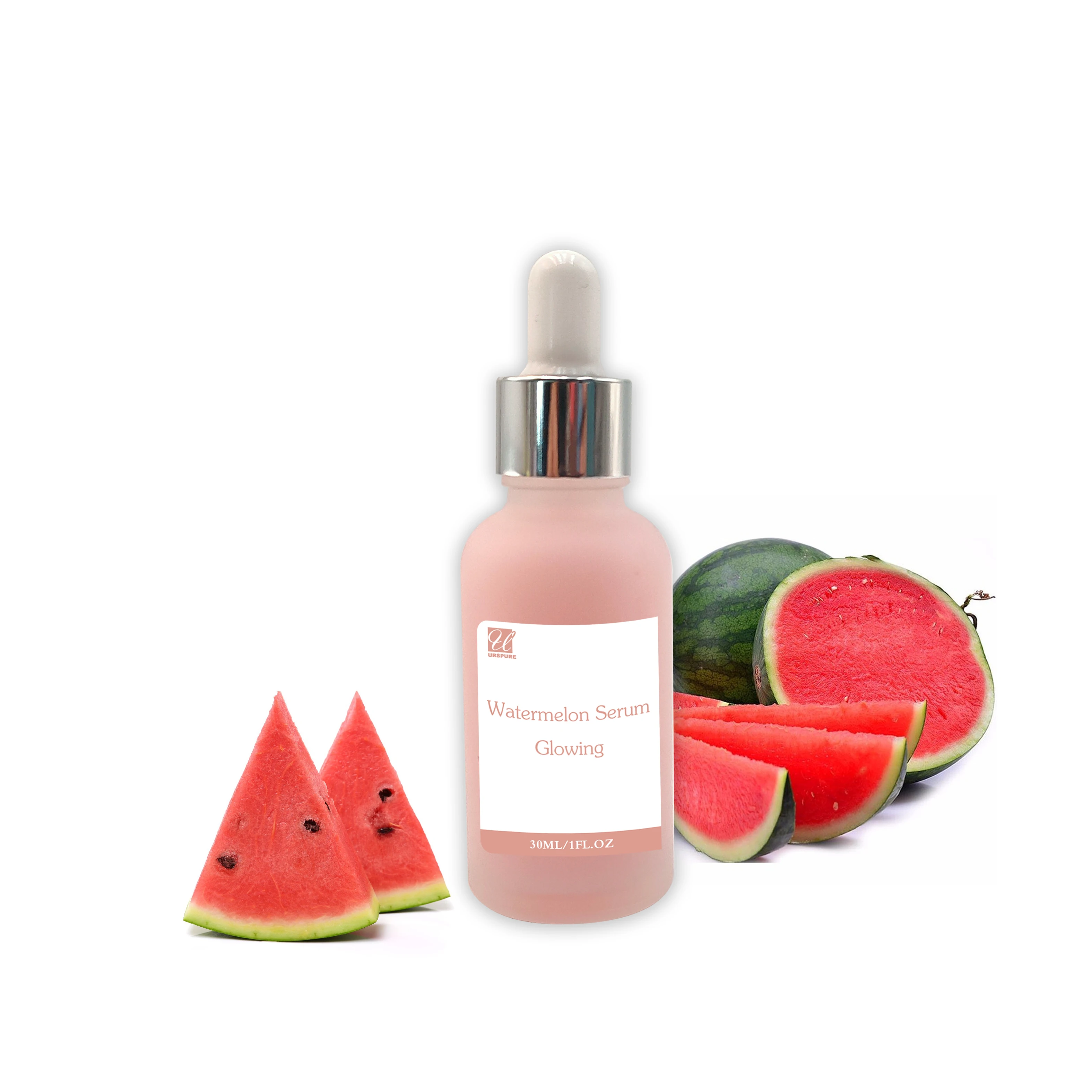 skin care skin rejuvenation lightening  glowing watermelon face milk  Vitamin c Hyaluronic acid serum for hyperpigmentation
