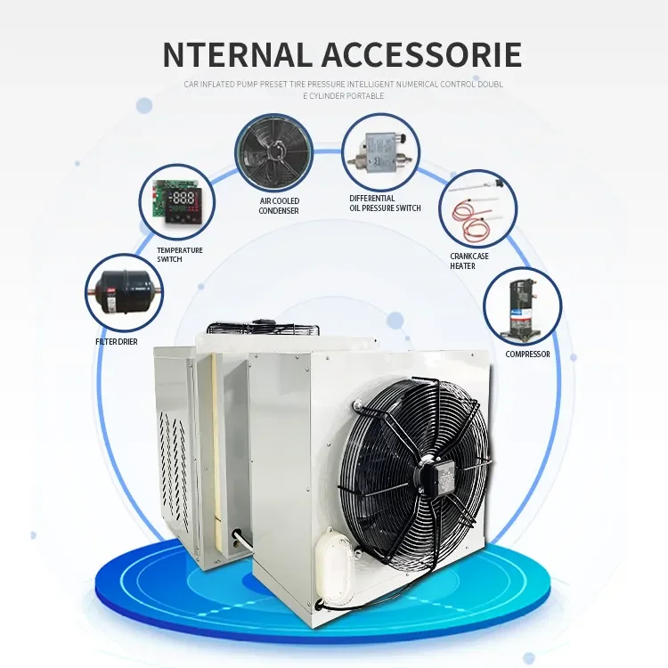 Wall mount type Monoblock Condensing Unit For Small Walk In Cooler Freezer Room