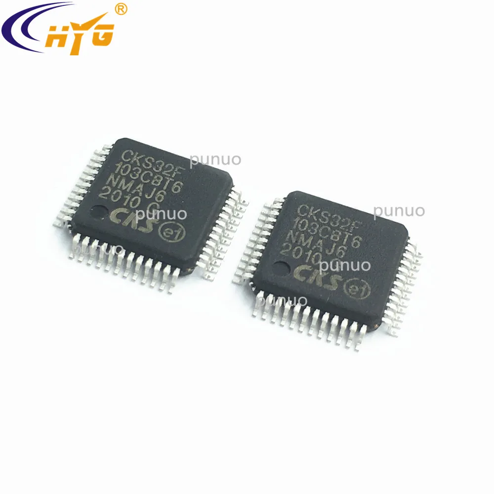Запасной микроконтроллер CKS32F103CBT6 совместимый с STM32F103CBT6 оригинальный пятно