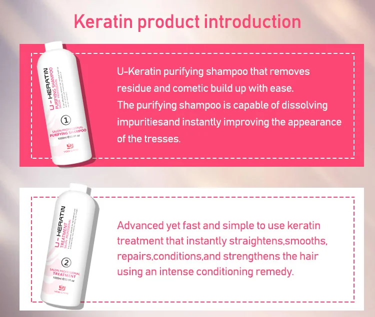 Wholesale Price OEM Formaldehyde Free Hair Smooth Brazilian Keratin Shampoo Straightening Hair Treatment for Curly Hair