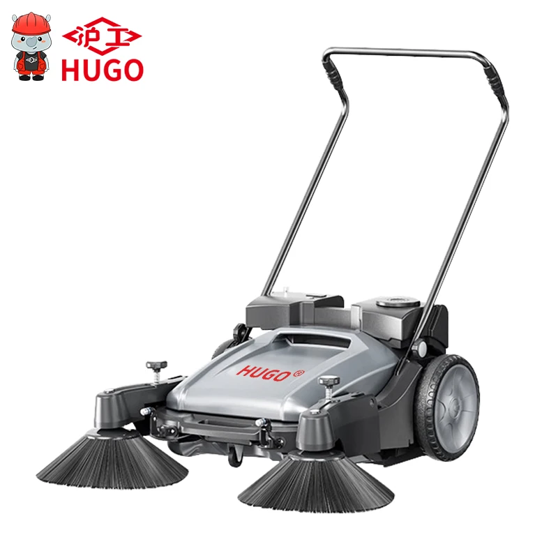 Street Cleaning Machine Road Vacuum Sweeper Ride On Outdoor Floor Hand Sweeper Industrial