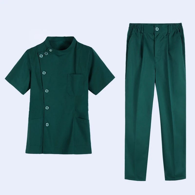 High Quality Custom cotton Solid Color Plain Women Nursing Scrubs Uniforms hospital Clinic Doctor Work Uniform Suits