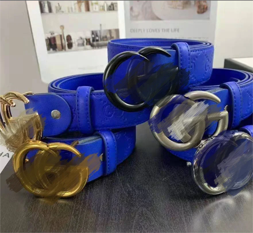 Custom Metal Buckle Gg Genuine Leather Belt For Men Big Designer Brand  Classic Design Black Belt
