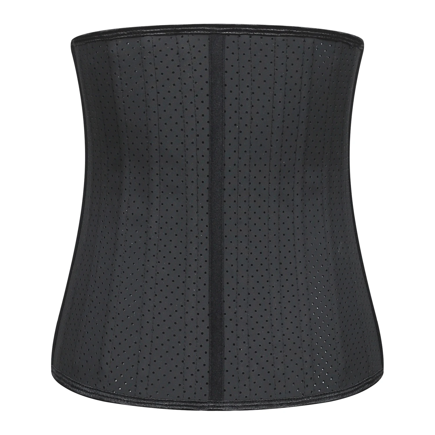 Shaperisfree Private Label 30cm breathable mesh hole corset 25 steel bone latex waist trainers with costomized 6 lines hooks