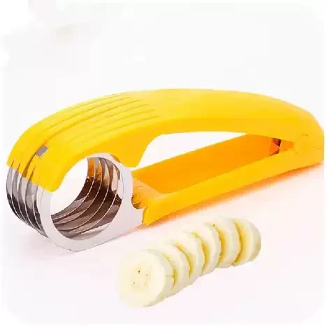 Hot sell Sundaes Kitchen Tools Ham sausage Slicer Tools Ham sausage Slice Stainless Steel Banana Cutter Knife