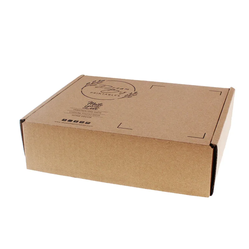 Custom Food Grade Kraft Paper Boxes For Salad Food Take Away Package Boxes
