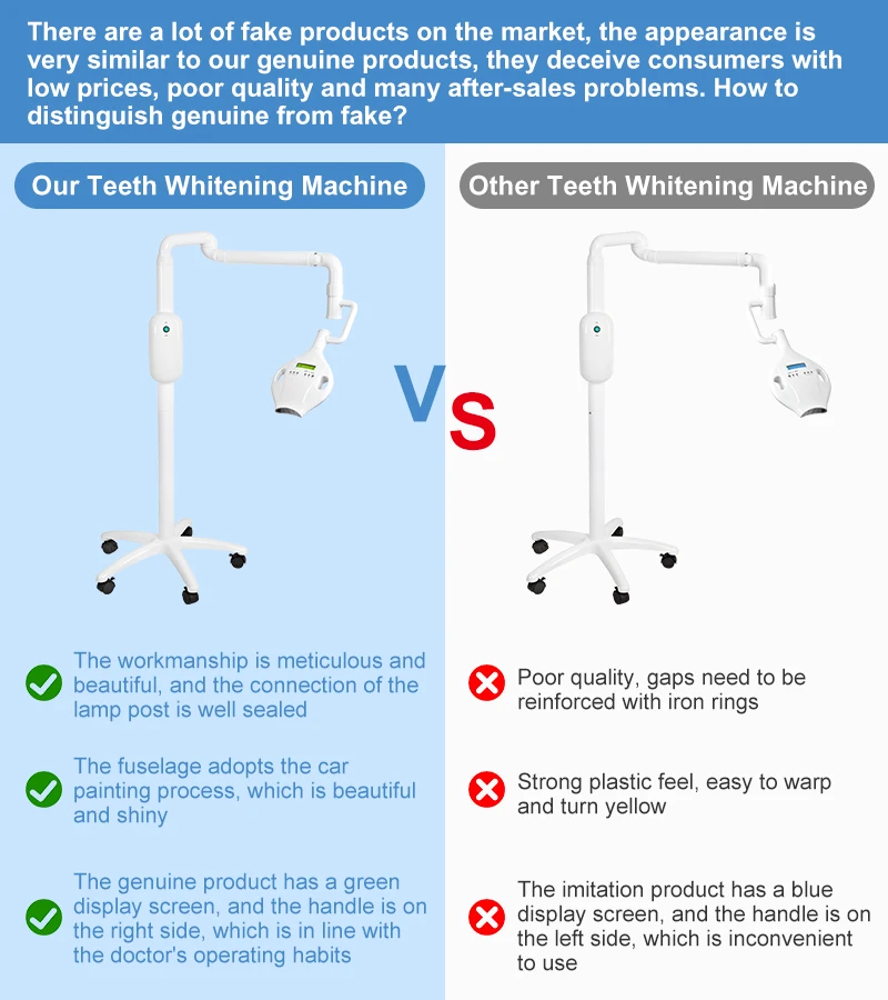 Original White Light Tooth Whitening Teeth Whitening Gel Whitener Dental White Tooth Brightening Tooth Bleaching Lamp