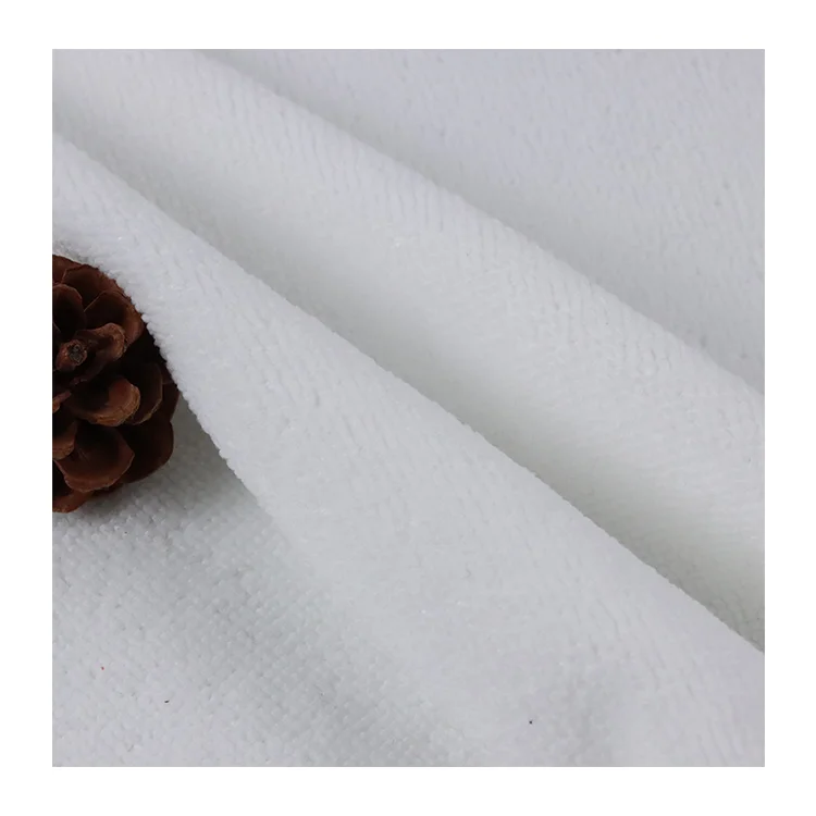 80 Polyester 20 Polyamide Microfiber Jacquard Terry Fabric In Roll Superior For Cleaning