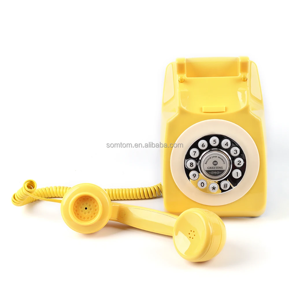 Wedding Decor Guest Audio Book Antique Telephone Record Phone Audio Guestbook audio guest book phone