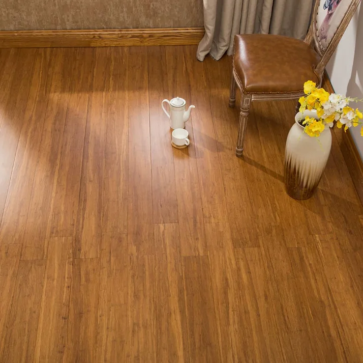 Good Prices High Quality Carbonized Strand Woven Bamboo Flooring Waterproof Modern Design for Indoor Use Sample Order Welcome