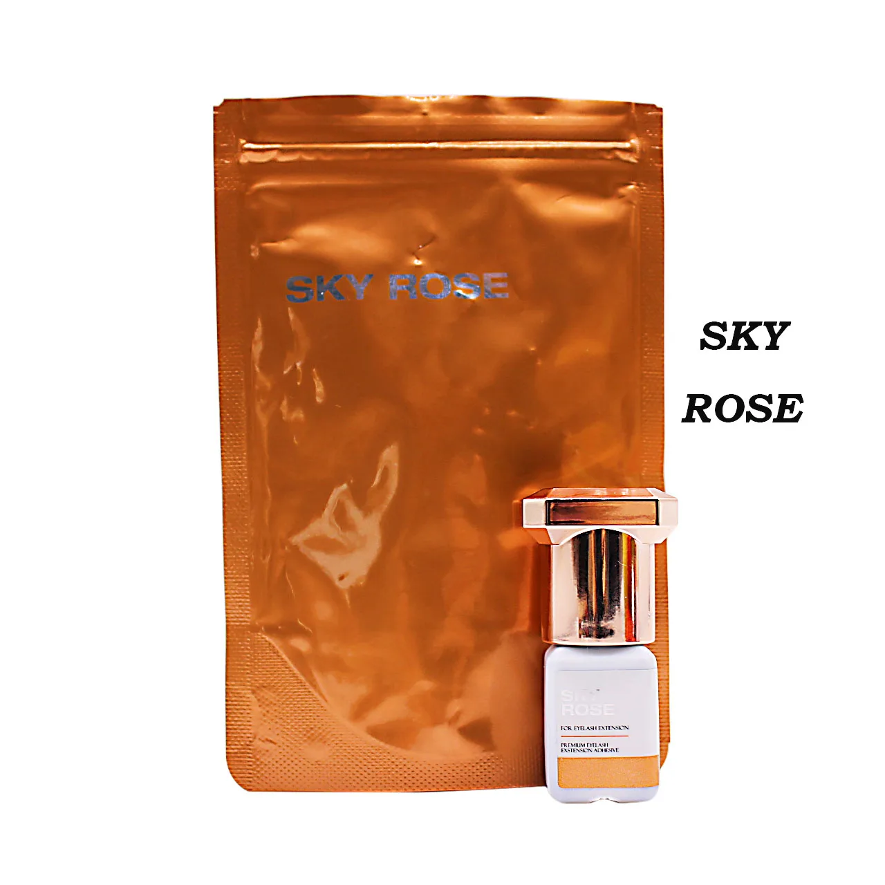 Korea SKY Rose Glue For Eyelash Extension No latex Korea False Lash Glue 5ml lava lash faster dry