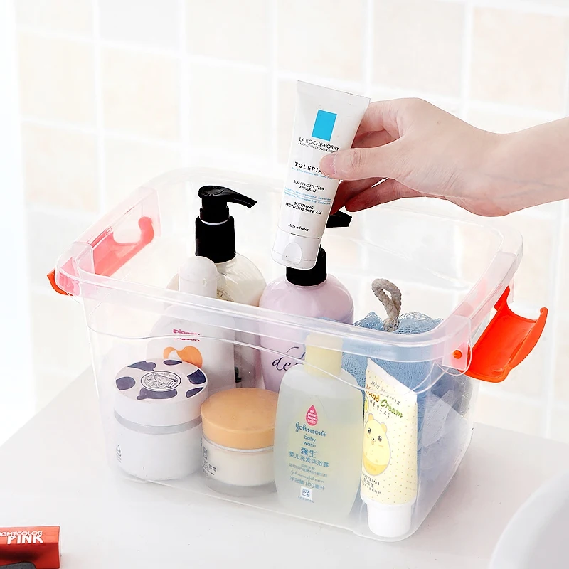 
Homeware Large Really Useful Heavy Duty Clear Plastic Transparent Storage Box Stackable Container with Locking Clip Lid & Wheels 