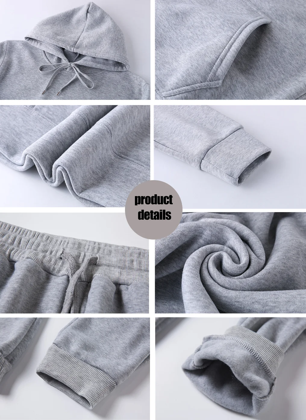 High Quality Custom Logo Winter Unisex Polyester Warm Printing Plain Essentials Embroidery Pullover Sweatshirt Blank Hoodies