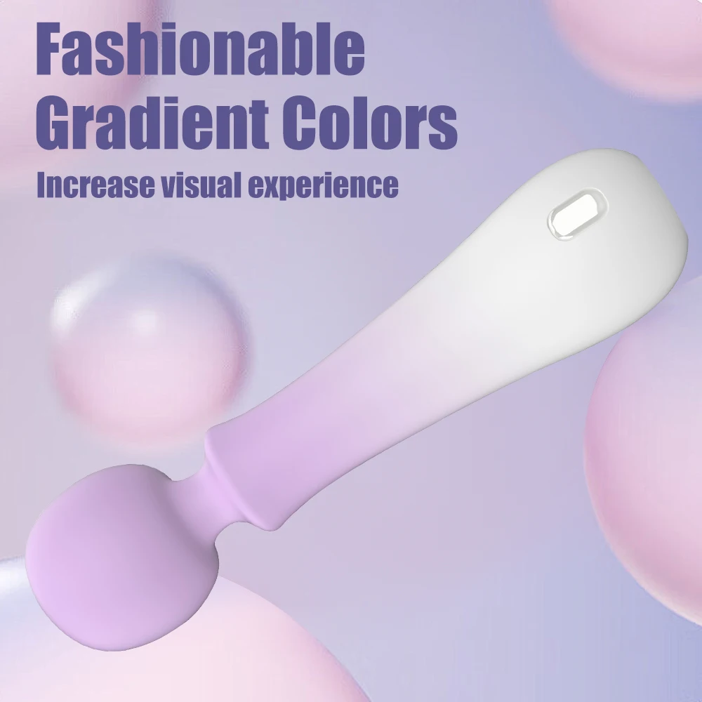 Фиолетовый белый цвет 10 режимов вибрации беспроводной стимулятор клитора вибратор игрушки для взрослых палочка набор вибраторов