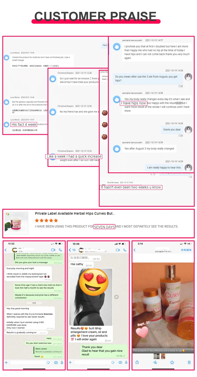 Curves Extreme Ultimate Maca Butt Enlargement Oil Hips And Butt Enhancement Aguaje Serum Oil  Butt Lift Oil Enlargement Buttock