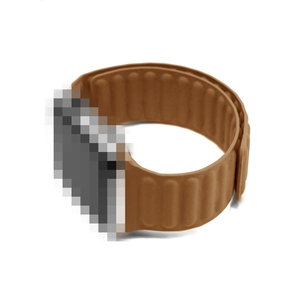 
Leather Link Watch Strap with Magnet Buckle For Apple Watch 38mm 40mm 42mm 44mm, for iWatch 6 5 4 3 2 Leather Link Band 