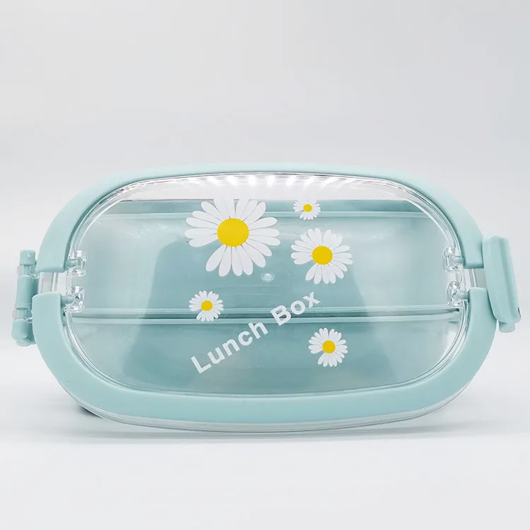 
Multi functional Leakproof Stackable 2 layers kids food container stainless steel thermos lunch box 2 compartments lunch box 