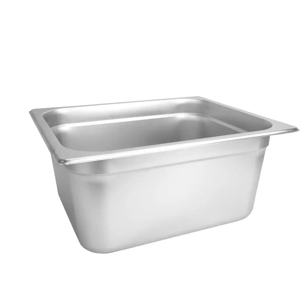 Factory Hotel Buffet Stainless Steel 201 Material 1/1 Size 65MM Deep Steam Table Drain Pan Perforated Gastronorm GN Pan