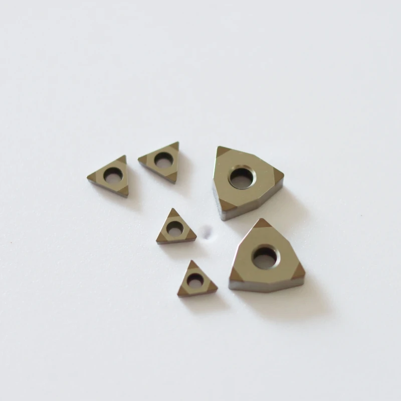 CNC PCBN CBN turning tools insert Solid CBN insert tpgh060102L tpgh060104L tpgh090202L for hardened steel cast iron