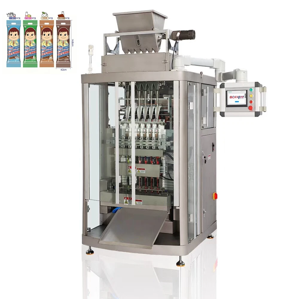 Automatic vertical multilane packaging machine 5g 15g 30g sugar stick bag packing machine