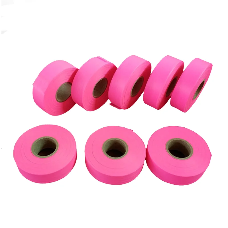 Custom logo glow in dark letters fluorescent tie laser pe pvc warning tape