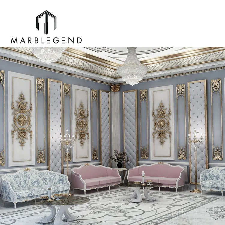 Поставщик виллы обеспечивает единый сервис дизайн интерьера в европейском стиле и роскошный комплект деревянной мебели для