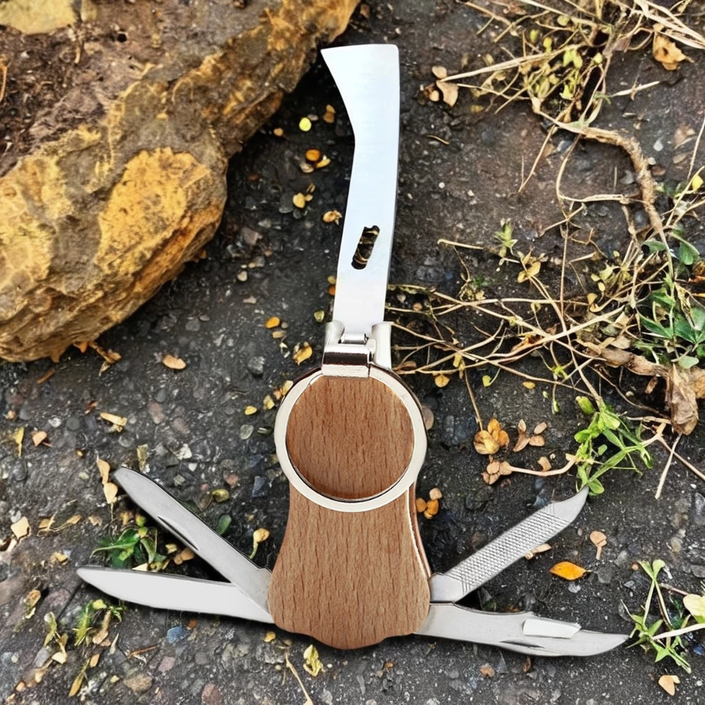 Wholesale Custom Logo Mini Folding  Pocket Knife Multi-Functional Swiss Tool with Stainless Steel Blade OEM Supported