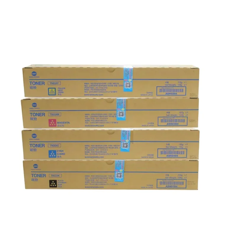 Original TN224 C7222 for Konica Minolta C256 C7222 C7226 Color Cartridge Powder Box Toner